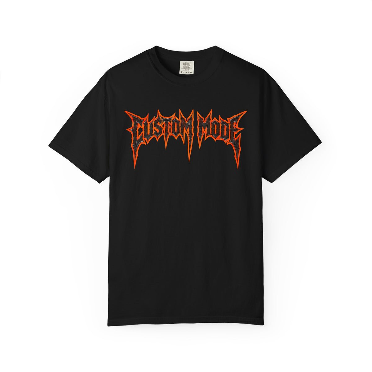 “Custom Mode “ Gothic Words T Shirt