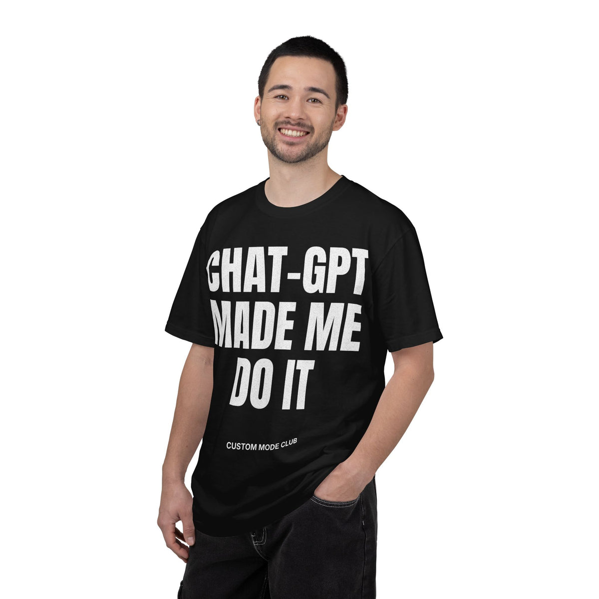 Chat-GPT Made Me Do It T-shirt | AI Humor Tee, Graphic Shirt