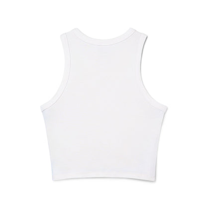 Women's "Talk To Me Nice" Micro Rib Racer Tank Top