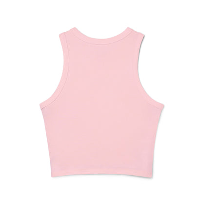 Women's "allat" Micro Rib Racer Tank Top